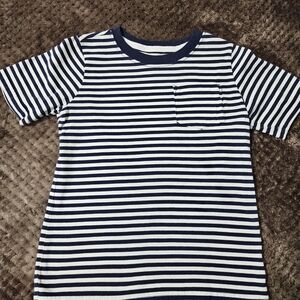 Carter's Navy and White Striped Tee